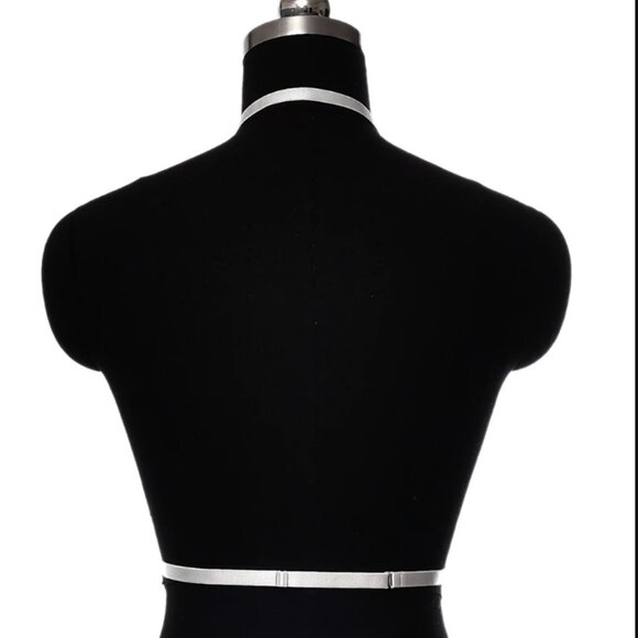 Strappy White Chest Harness BNIP - Picture 3 of 3